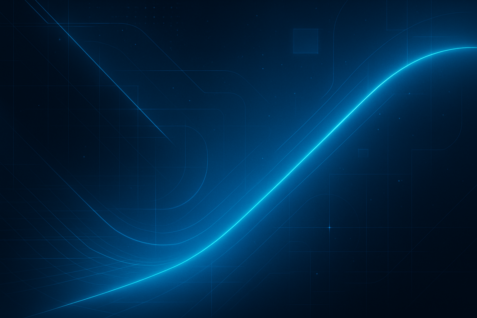 A neon dark  light blue abstract background which is sleek and futuristic with subtle digital elements such as abstract lines grids or glowing shapes to reflect themes of innovation and technology